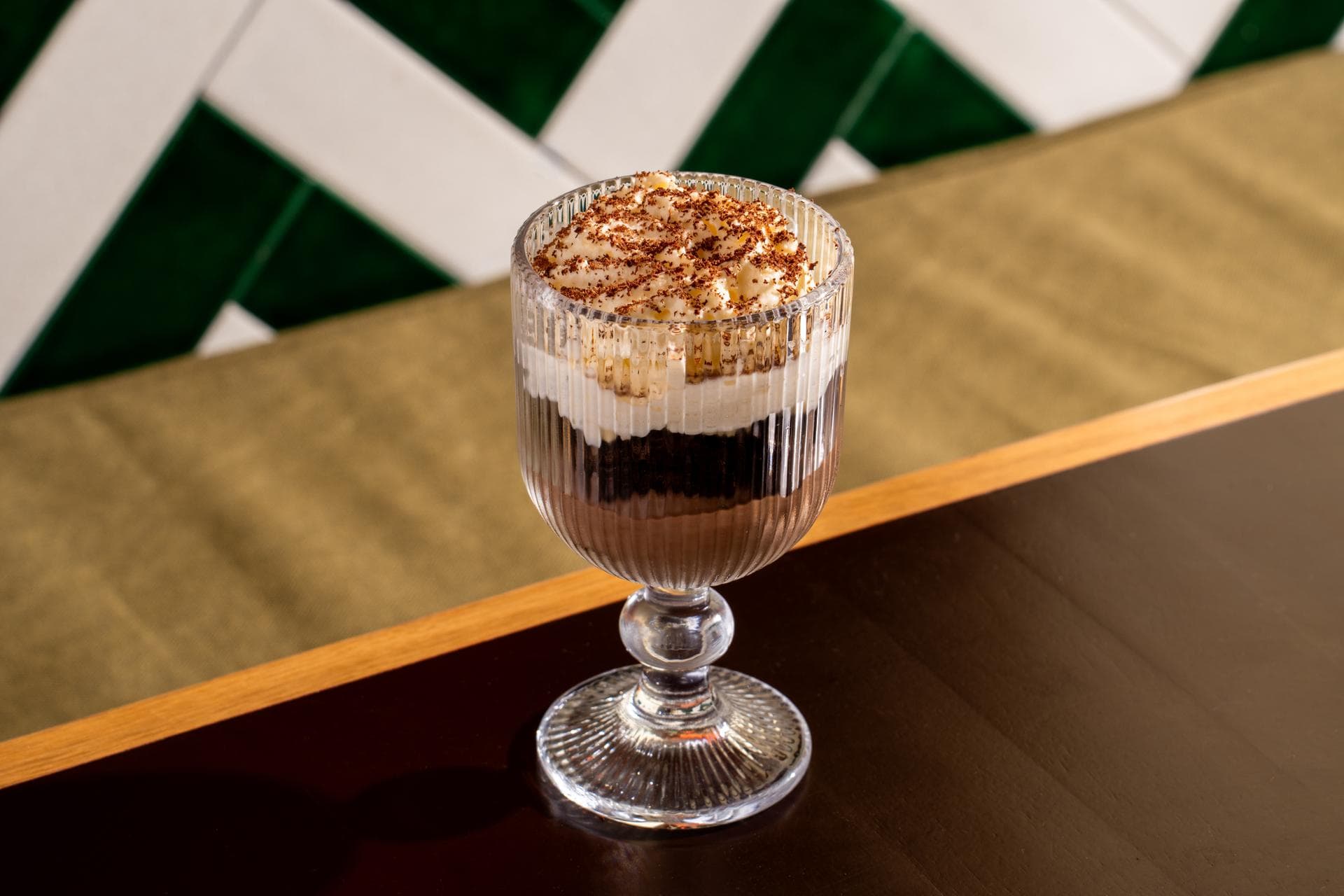 Layered chocolate dessert