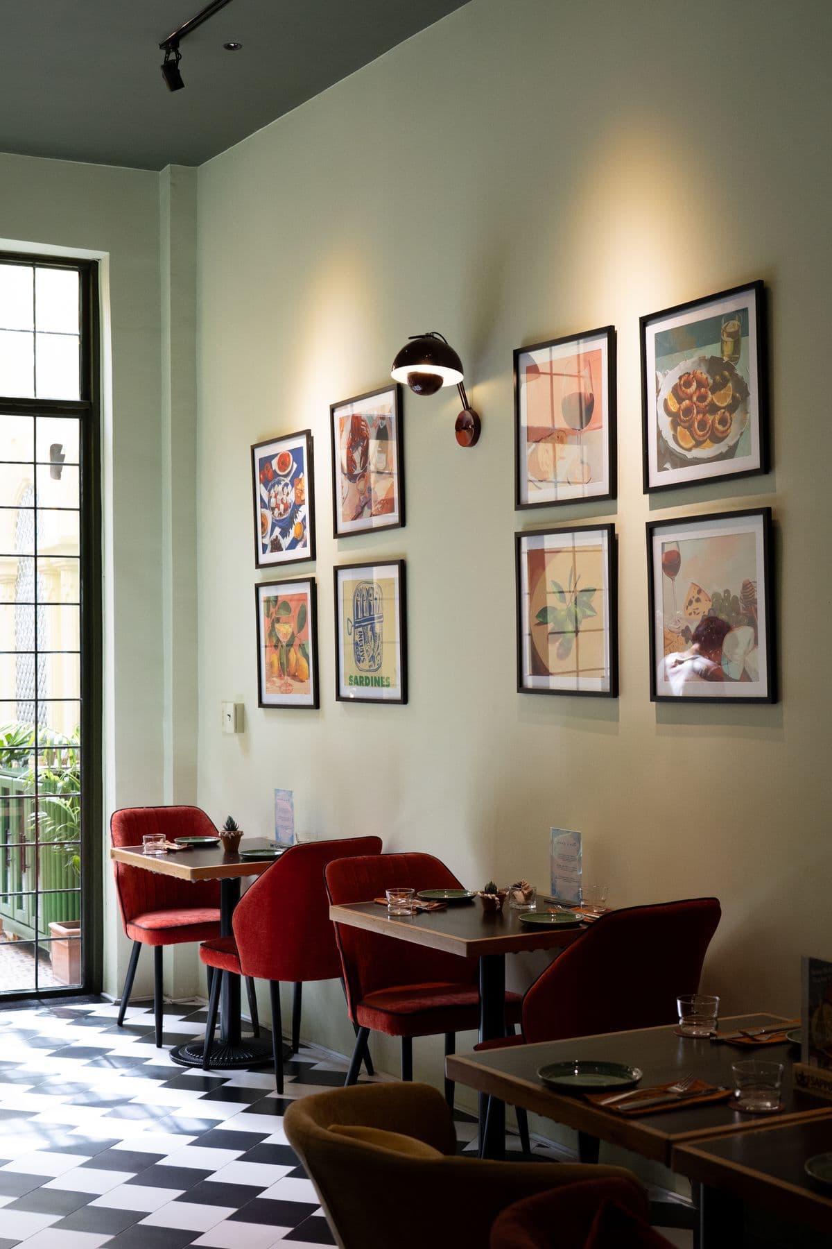 La Lola Saigon dining space and Mediterranean interior - 1