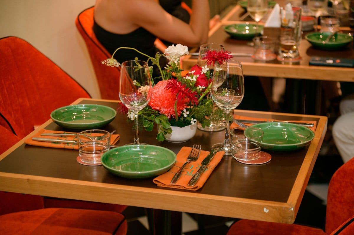 La Lola Saigon dining space and Mediterranean interior - 5